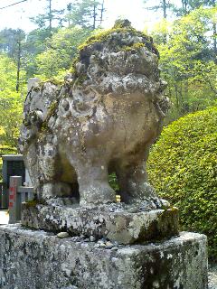 鹿沼市・古峰神社の狛犬