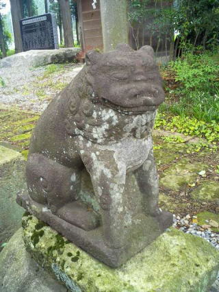 熊野神社の狛犬　１