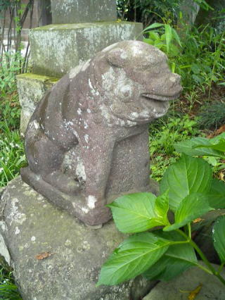 熊野神社の狛犬　２
