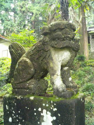 日吉神社（古賀志）の狛犬　１