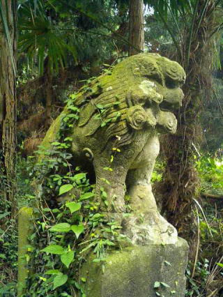 宇都宮市古賀志・日吉神社の狛犬