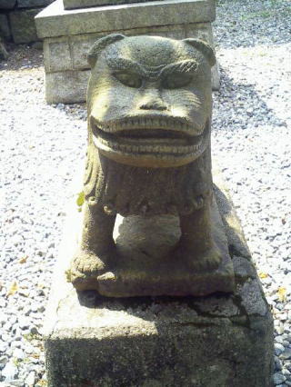 足尾町・通洞鉱山神社の狛犬