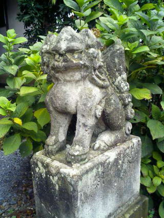 磐裂根裂神社（安塚）の狛犬　５